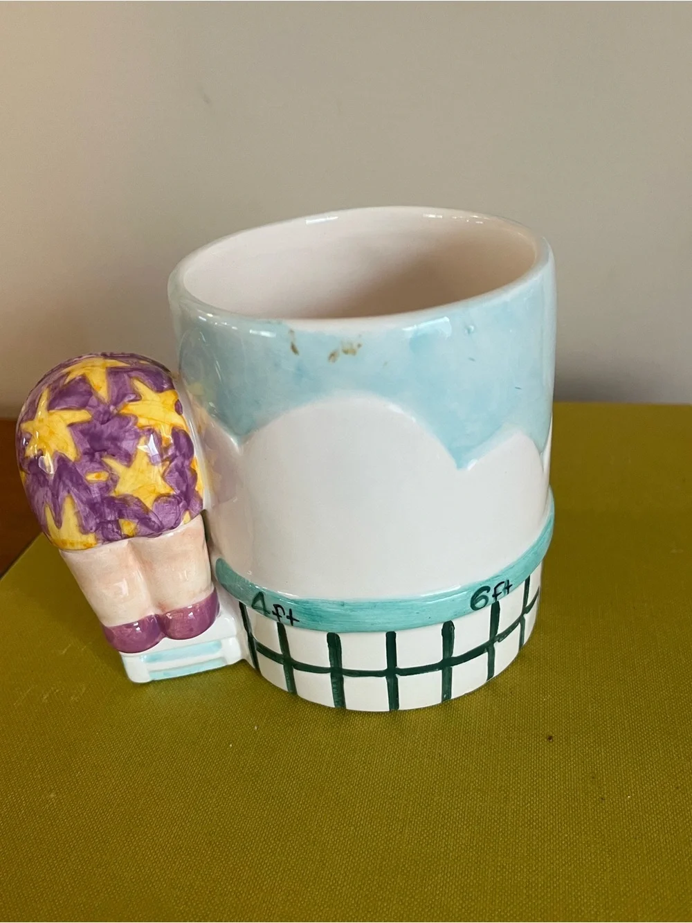 Lotus Ceramics Swimming Pool Diver Mug